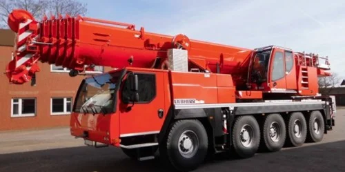 Grue Mobile 100 tonnes à louer avec conducteur : Liebherr LTM 1100-5.3 — location au Maroc