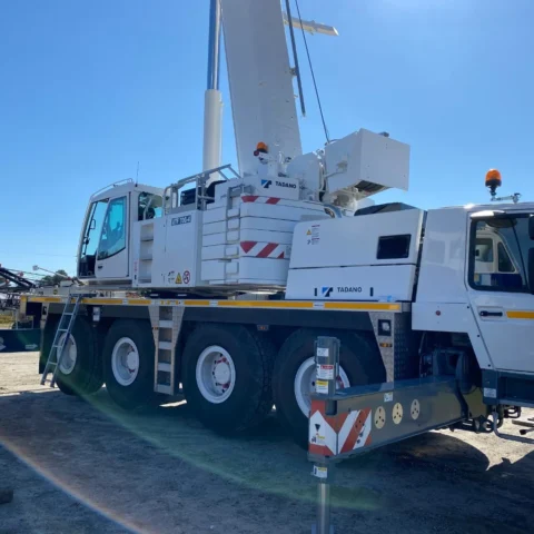 Grue Mobile 80 tonnes à louer avec conducteur : Tadano Faun ATF 80-4 — location au Maroc