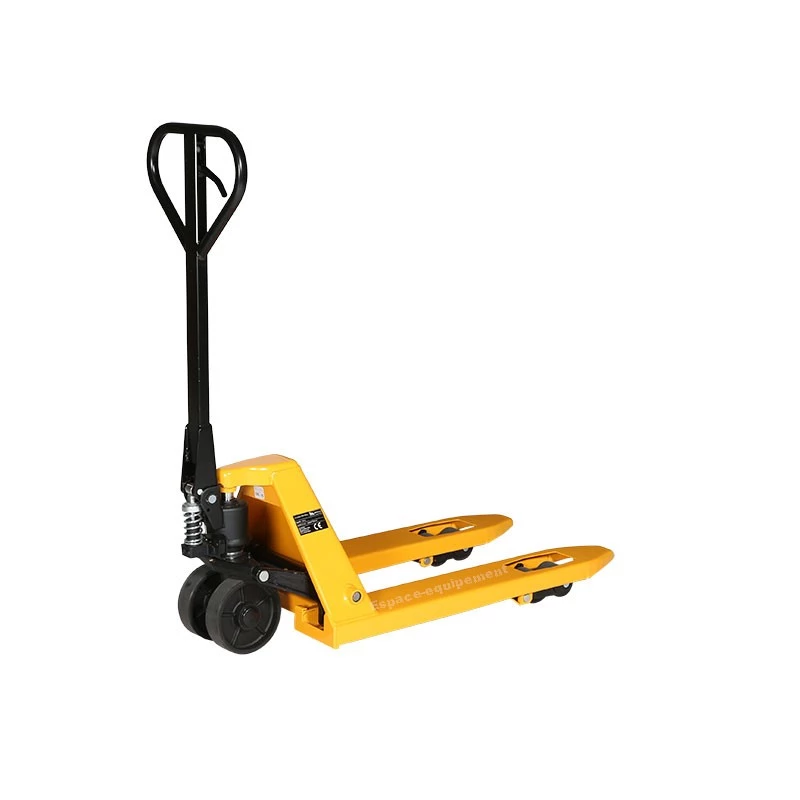 Transpalette manuel court double galet 2500 Kg — location au Maroc